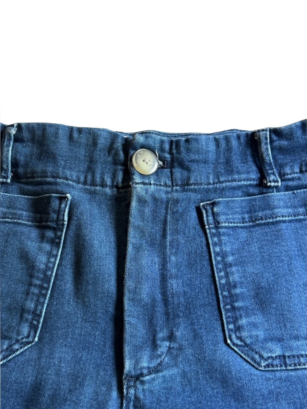 Anthropologie Maeve The Colette Wide Leg Crop Denim Jeans Size 31 - Picture 6 of 10